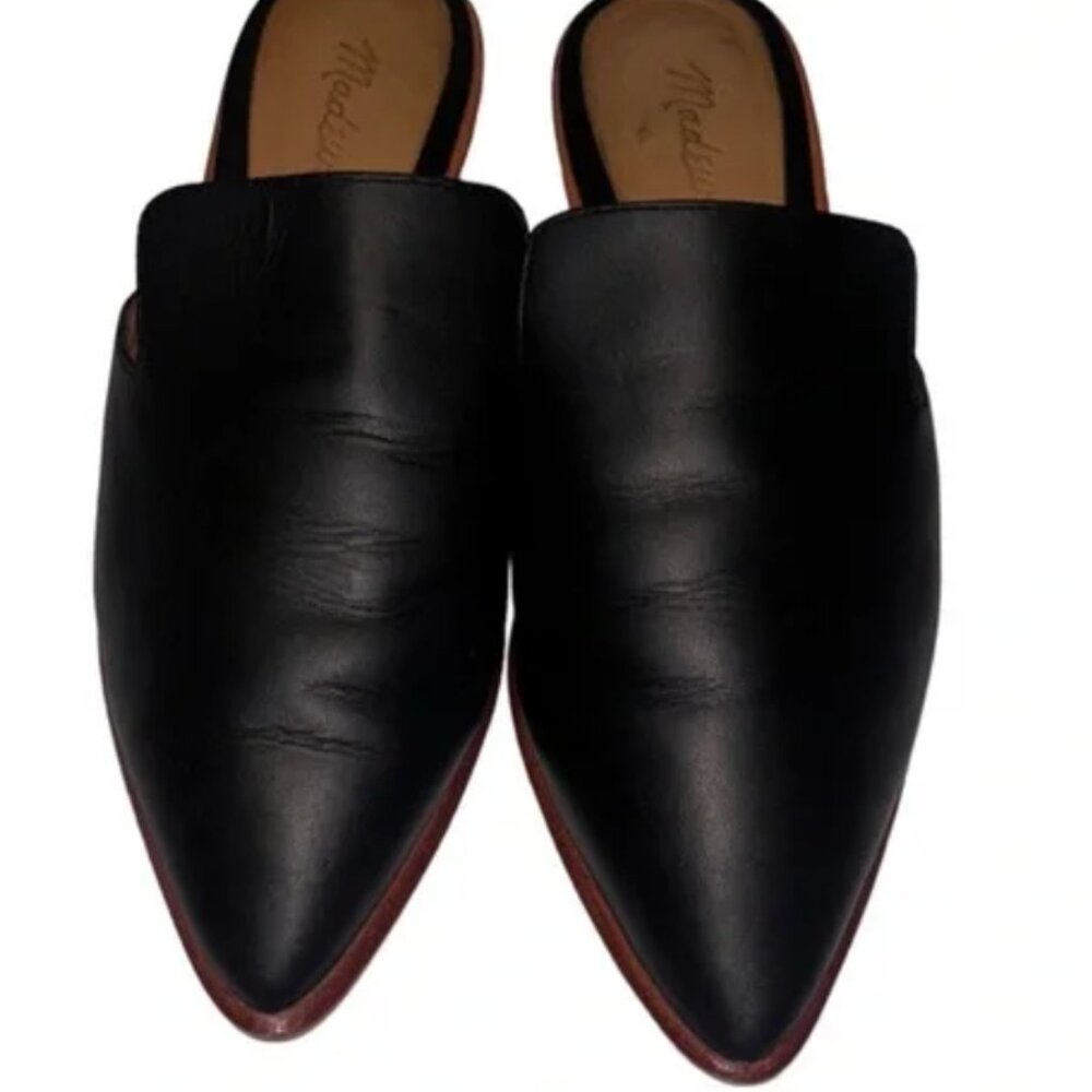 Madewell Gemma Mule Sz 7 - Black.